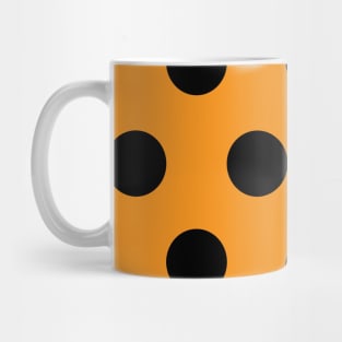 Polka Dot Orange Mug